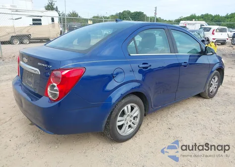 2013 Chevrolet Sonic Lt Auto from USA, damaged, VIN 1G1JC5SH9D4244264